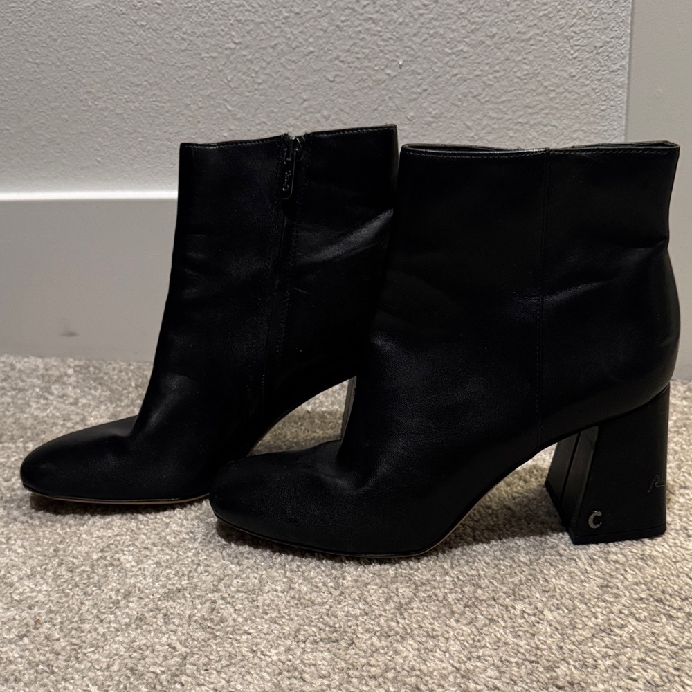 Sam Edelman Black Ankle Booties